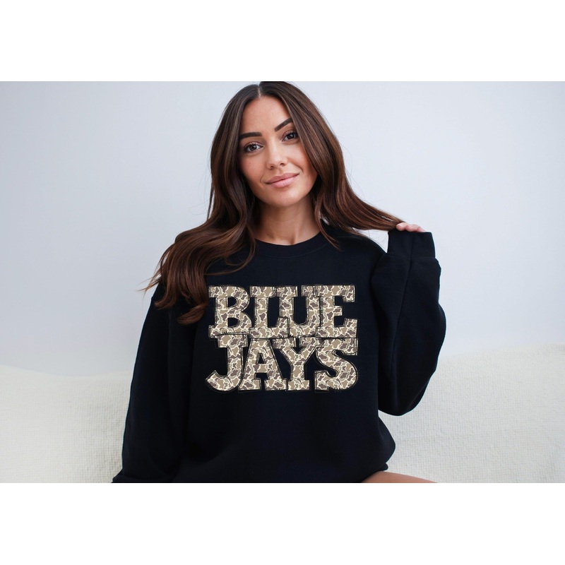 BLUEJAYS CAMO DOODLE|Pocket 4″|Infant 6″|Toddler 7″|Youth 8.5″|Adult 11″|Adult 12″