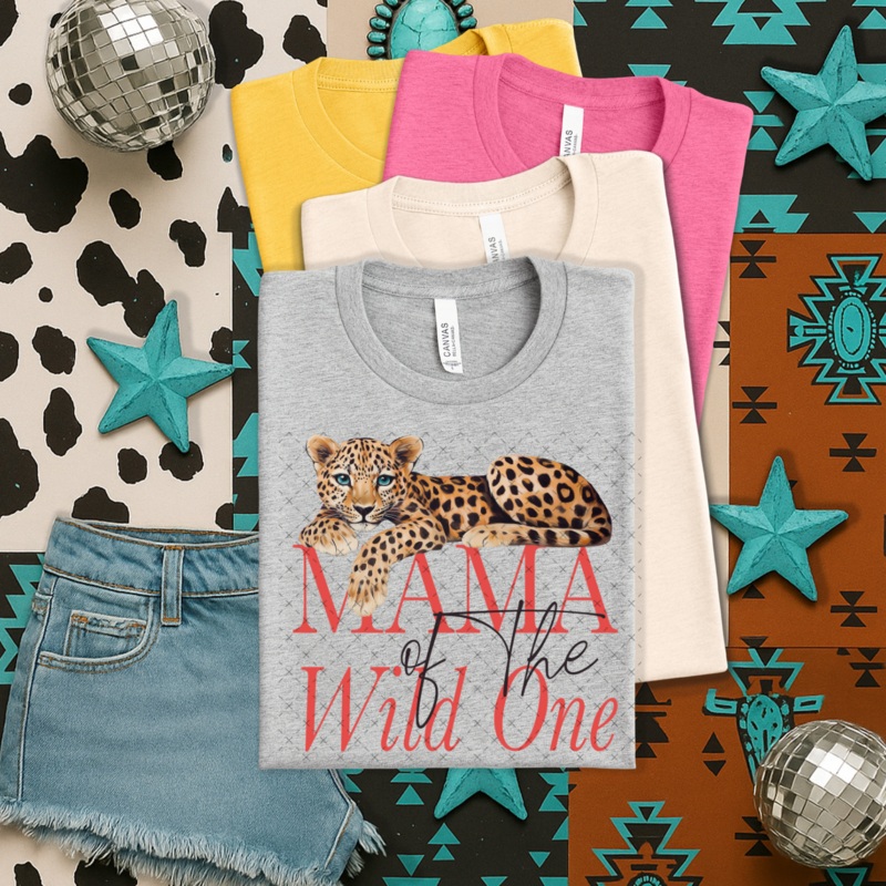 WILD ONE MAMA|Pocket 4″|Infant 6″|Toddler 7″|Youth 8.5″|Adult 11″|Adult 12″