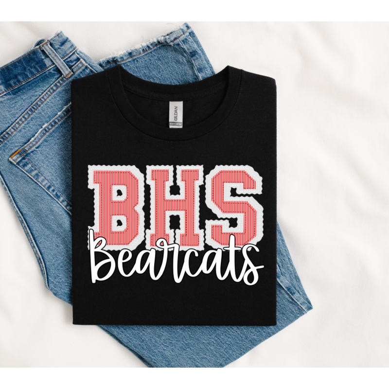 BHS BEARCATS PREPSTER WHITE BASE RED TOP