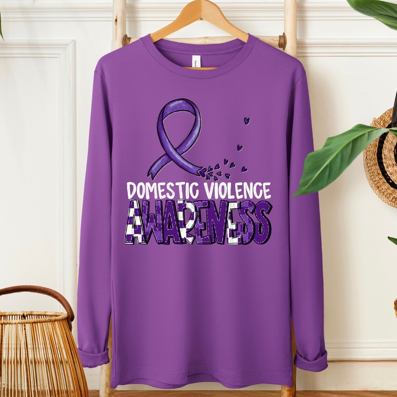 AWARENESS DOMESTIC VIOLENCE WHITE