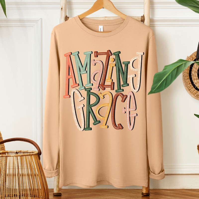 AMAZING GRACE|Pocket 4″|Infant 6″|Toddler 7″|Youth 8.5″|Adult 11″|Adult 12″