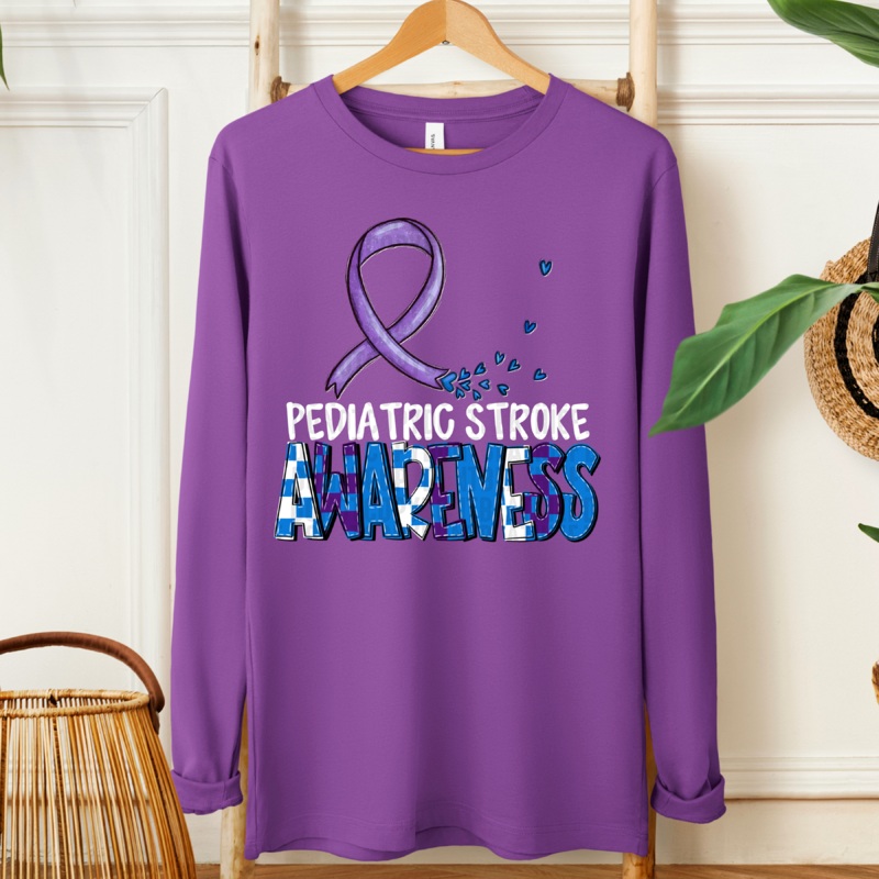 AWARENESS PEDIATRIC STROKE WHITE