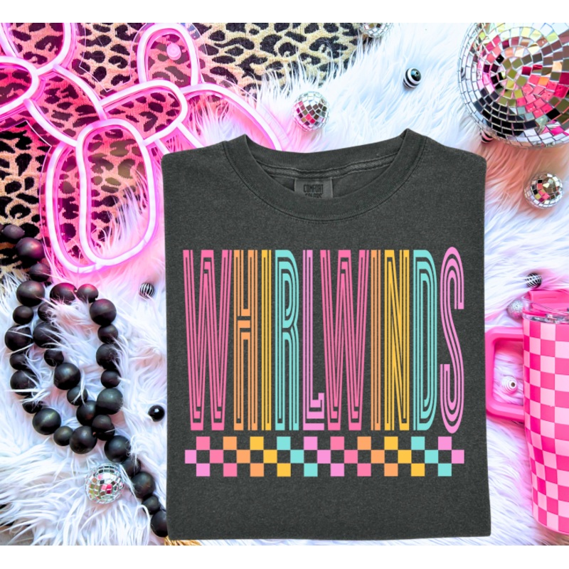 WHIRLWINDS COLORFUL LINE MASCOT