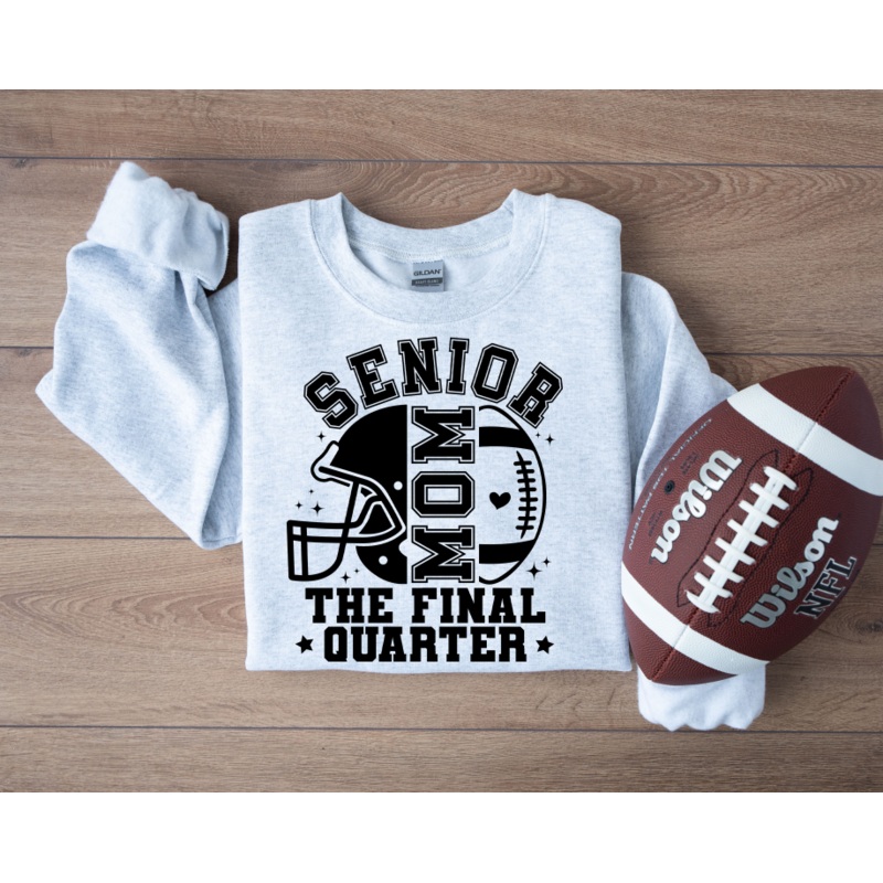 SENIOR FOOTBALL MOM THE FINAL QUARTER – COLORS ARE CUSTOMIZABLE