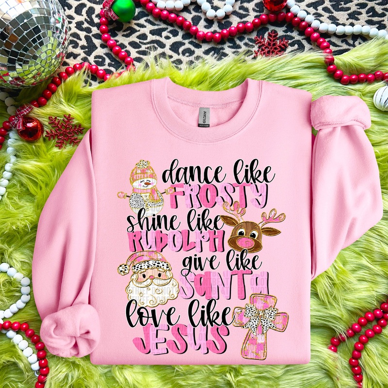 DANCE SHINE GIVE LOVE|Infant|Toddler|Youth 8.5|Adult 11″|Adult 12″