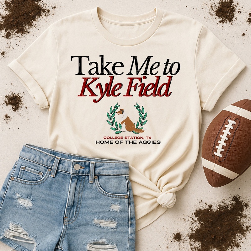 TAKE ME TO KYLE FIELD|Pocket 4″|Infant 6″|Toddler 7″|Youth 8.5″|Adult 11″|Adult 12″