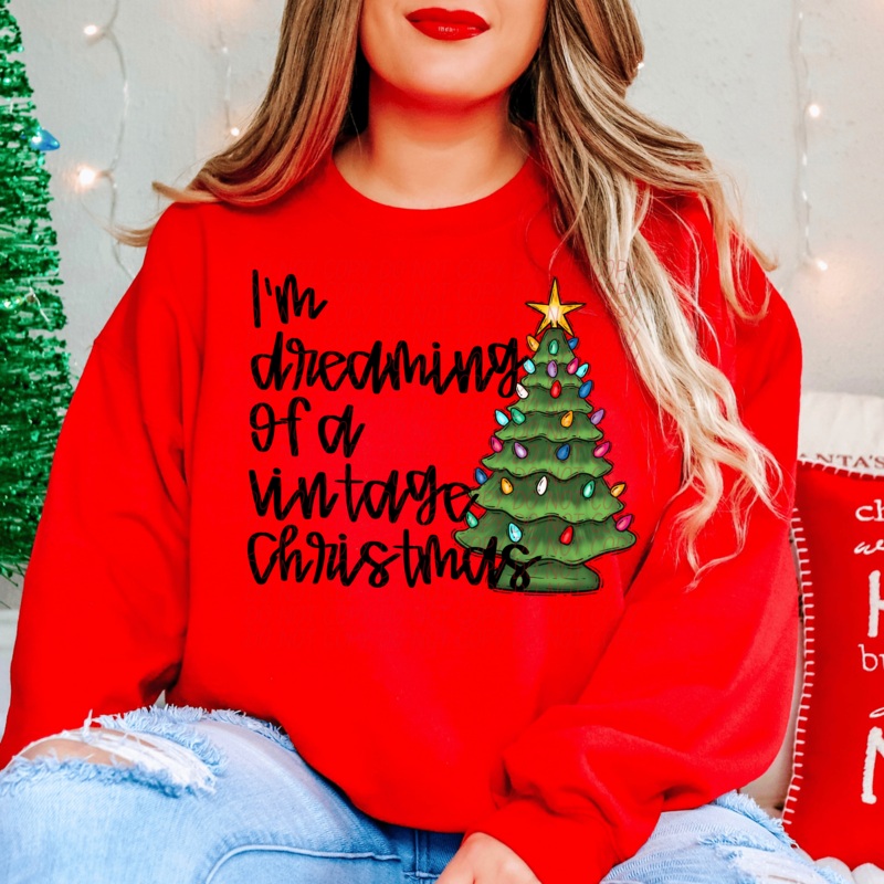 VINTAGE CHRISTMAS|Pocket 3.5″-4″|Infant|Toddler|Youth 8.5|Adult 11″|Adult 12″