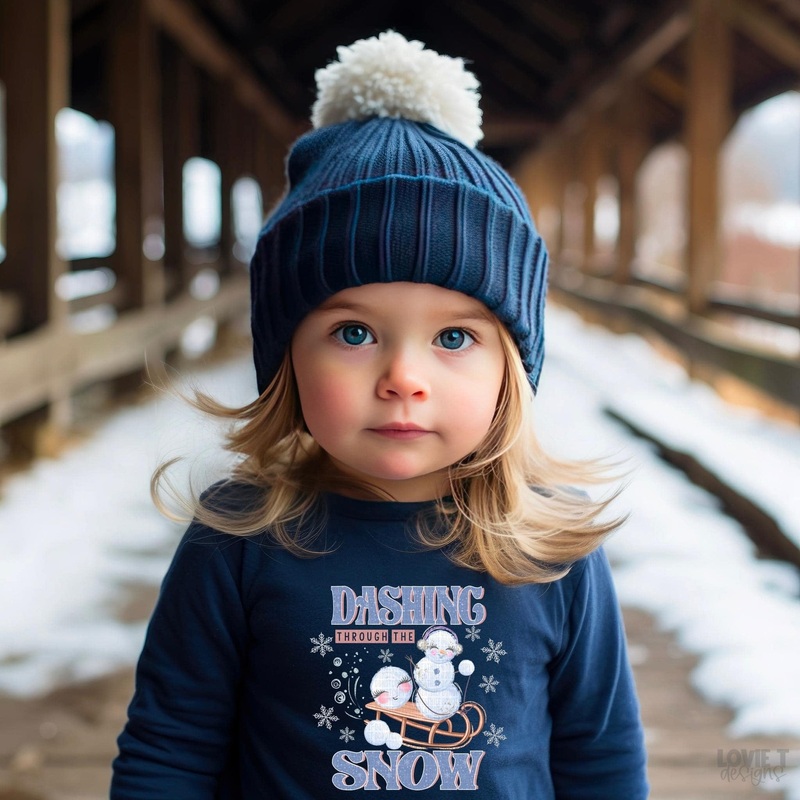 Dashing Though The Snow|Pocket|Infant|Toddler|Youth|Adult 11″|Adult 12″