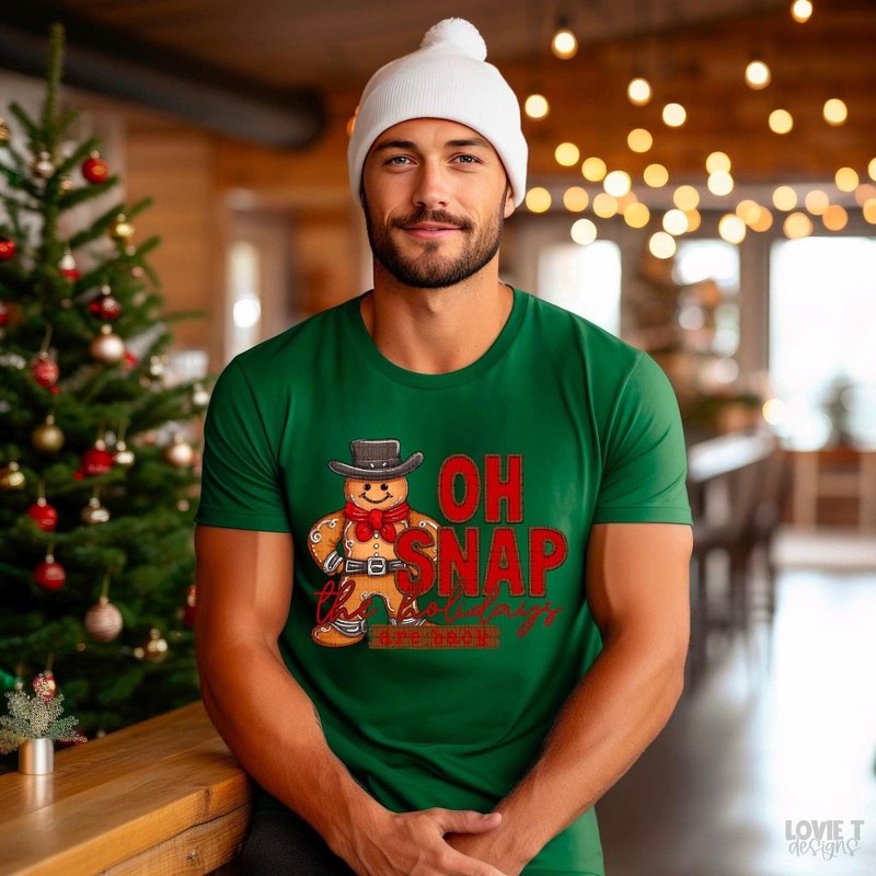 Oh Snap The Holidays Are Back|Pocket|Infant|Toddler|Youth|Adult 11″|Adult 12″