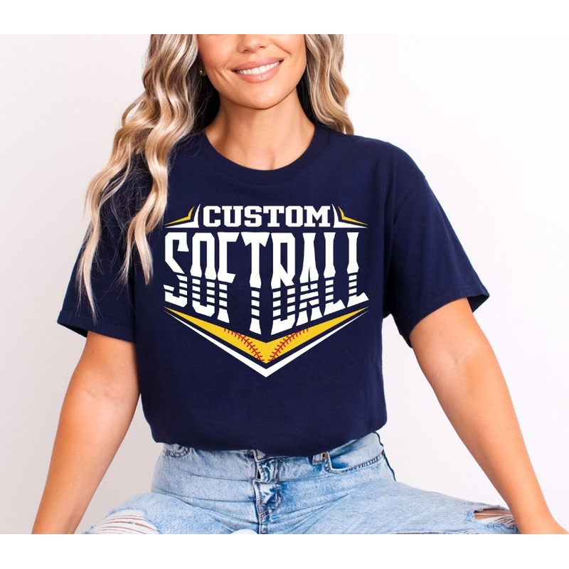 CUSTOM SOFTBALL V – MOCKUP|Without Grunge|With Grunge