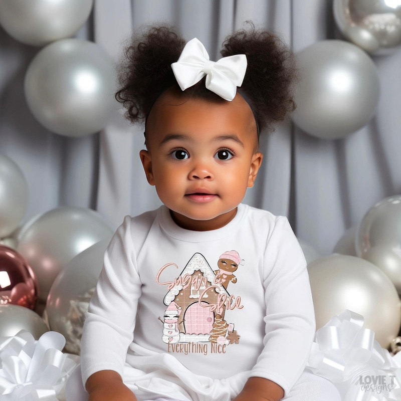 Sugar & Spice Everything Nice|Pocket 3.5″-4″|Infant|Toddler|Youth 8.5|Adult 11″|Adult 12″