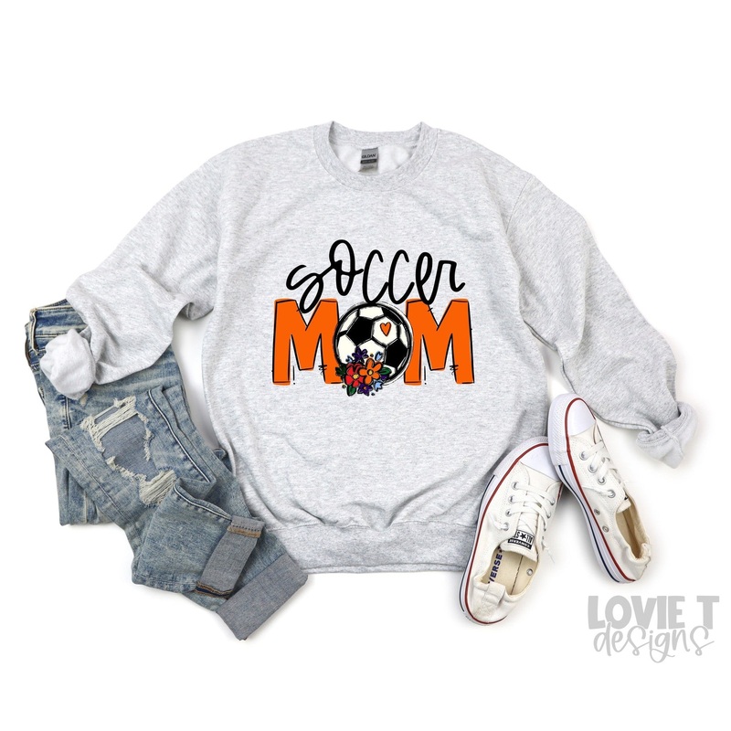 Soccer Mom – Custom Titles – With And Without Flowers – Custom Player Number
