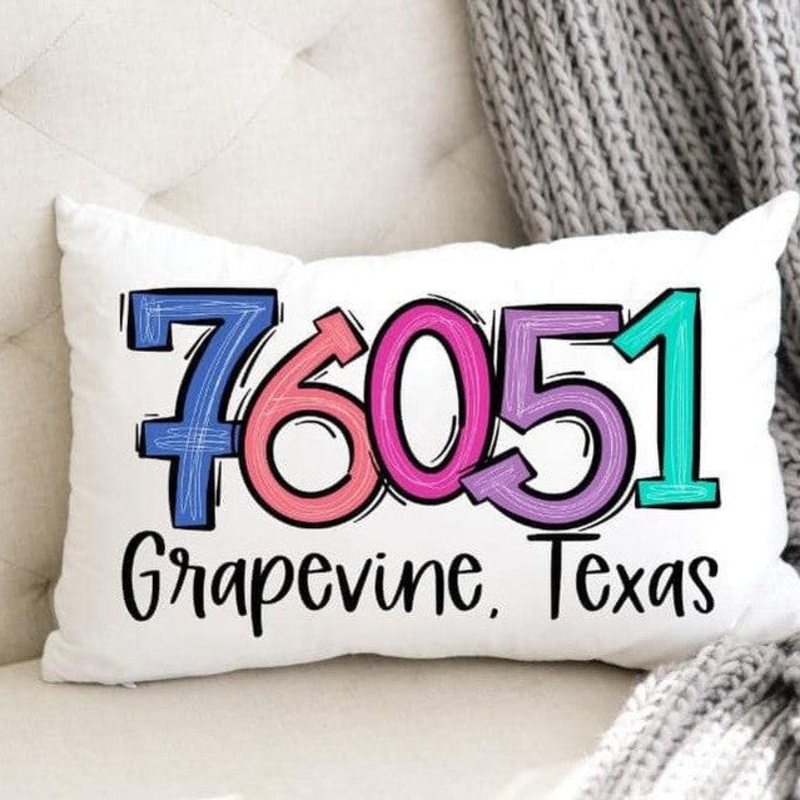 Zip Code Fun Serif Alpha|Infant|Toddler|Youth 8.5|Adult 11″|Adult 12″