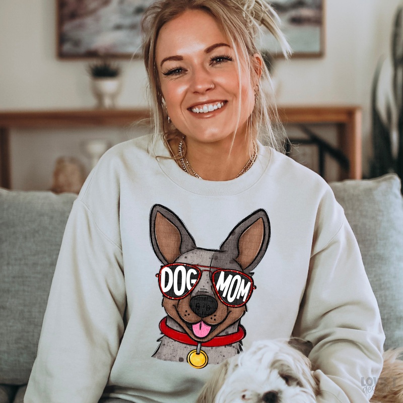 Dog Mom ***29 Breeds***|Infant|Toddler|Youth 8.5|Adult 11″|Adult 12″