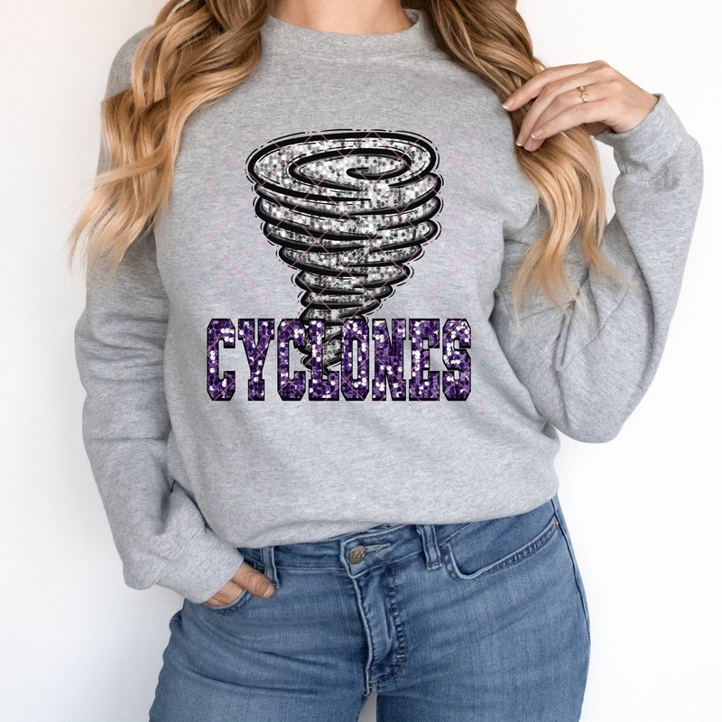 Cyclones Purple|Pocket 3.5″-4″|Infant|Toddler|Youth 8.5|Adult 11″|Adult 12″