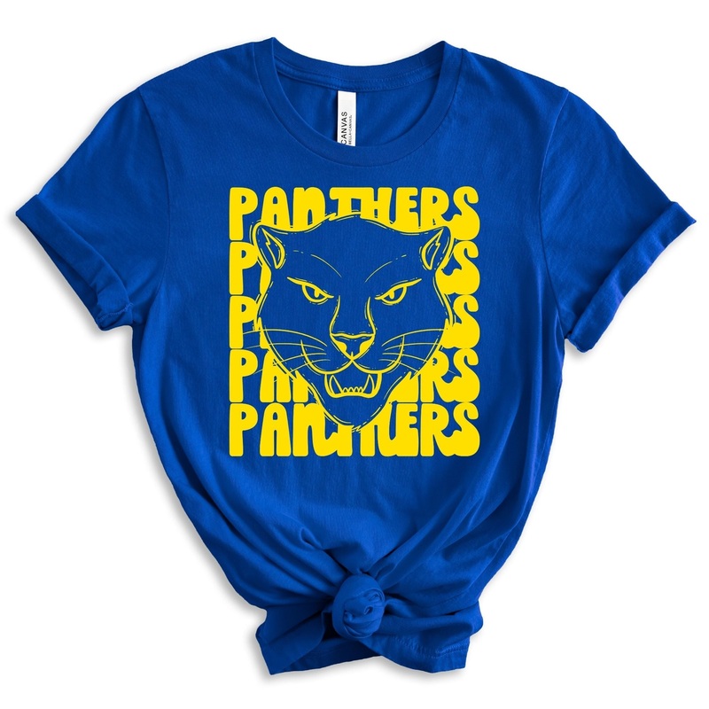 Stacked Mascots Panthers Ffdf00
