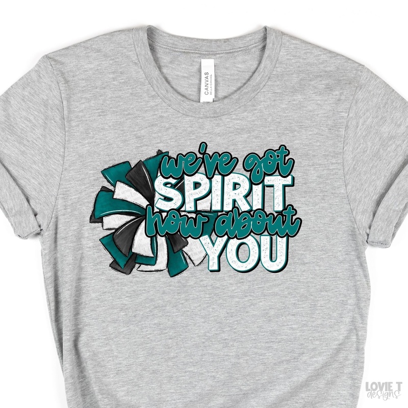 We’Ve Got Spirit|Pocket 3.5″-4″|Infant|Toddler|Youth 8.5|Adult 11″|Adult 12″