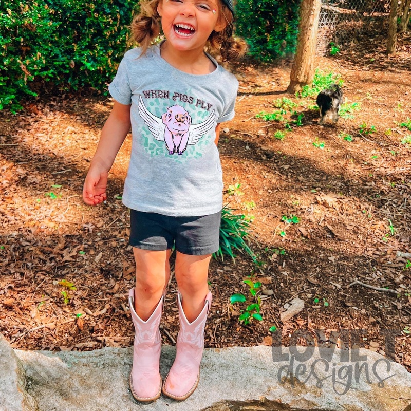 When Pigs Fly|Pocket 3.5″-4″|Infant|Toddler|Youth 8.5|Adult 11″|Adult 12″
