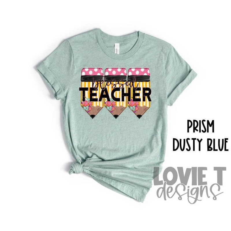 BLESSED TEACHER PENCILS|Pocket 3.5″-4″|Infant|Toddler|Youth 8.5|Adult 11″|Adult 12″