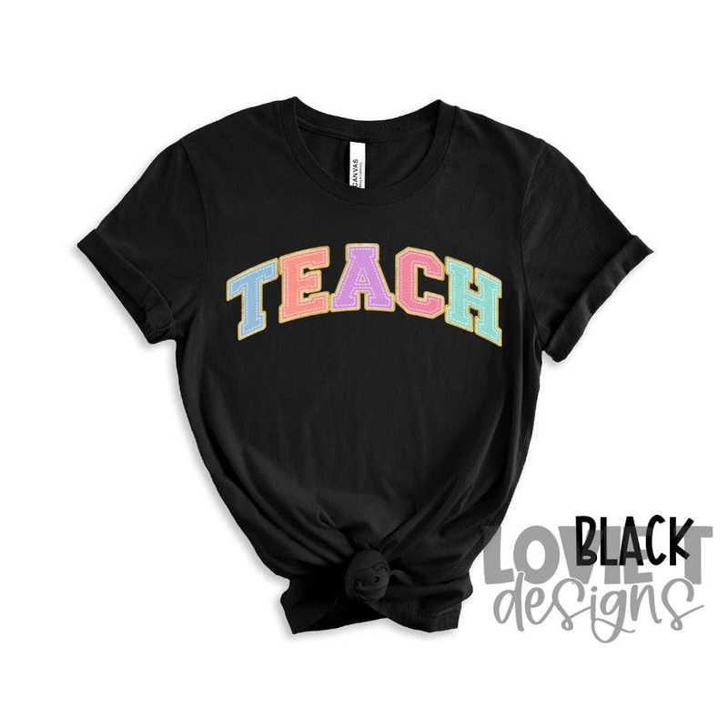 TEACH – VARSITY FONT|Pocket|Adult 11″|Adult 12″|Full Sheet