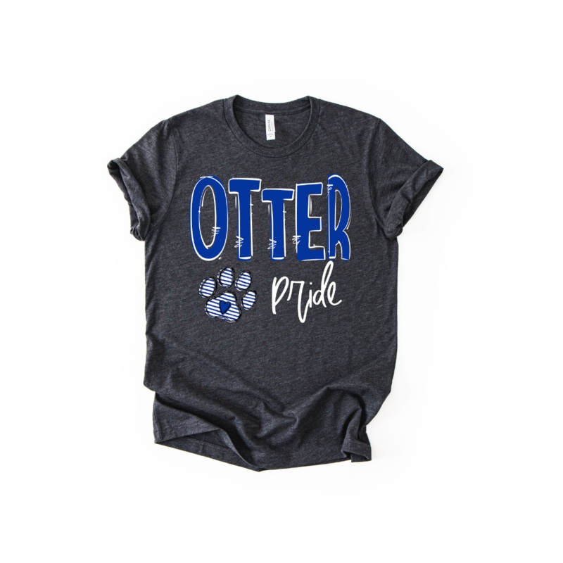 OTTER PRIDE ROYAL BLUE WHITE OUTLINE TEAM GO