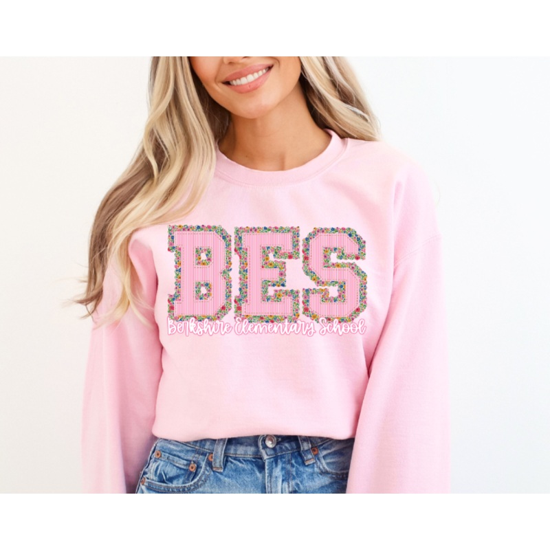BES BERKSHIRE ELEMENTARY SCHOOL PINK PREPSTER FLORAL