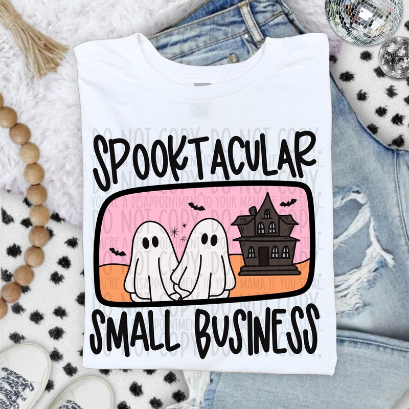 SPOOKTACULAR SMALL BUSINESS|Pocket 4″|Infant 6″|Toddler 7″|Youth 8.5″|Adult 11″|Adult 12″