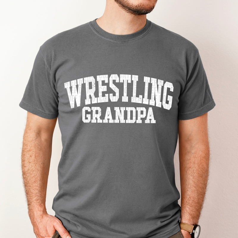 WRESTLING GRANDPA WHITE|Pocket 4″|Infant 6″|Toddler 7″|Youth 8.5″|Adult 11″|Adult 12″