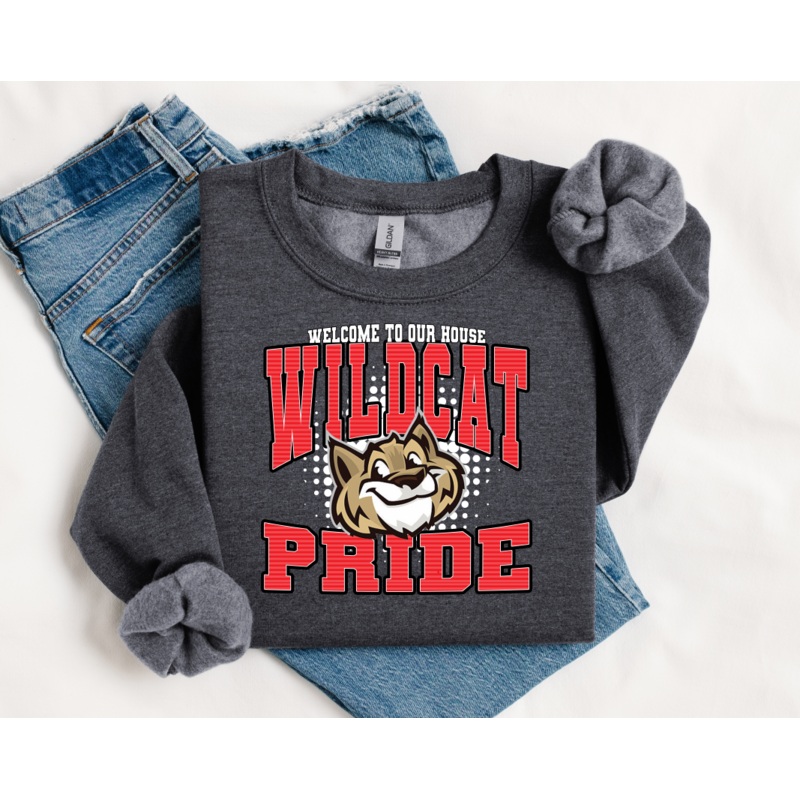 WTOH MASCOT WILDCAT PRIDE RED DEB CUSTOM