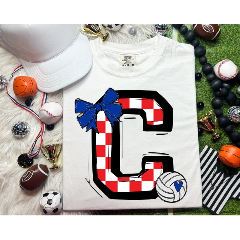 SO SPORTY CHECKER VOLLEYBALL|Infant|Toddler|Youth|Adult|Mockup