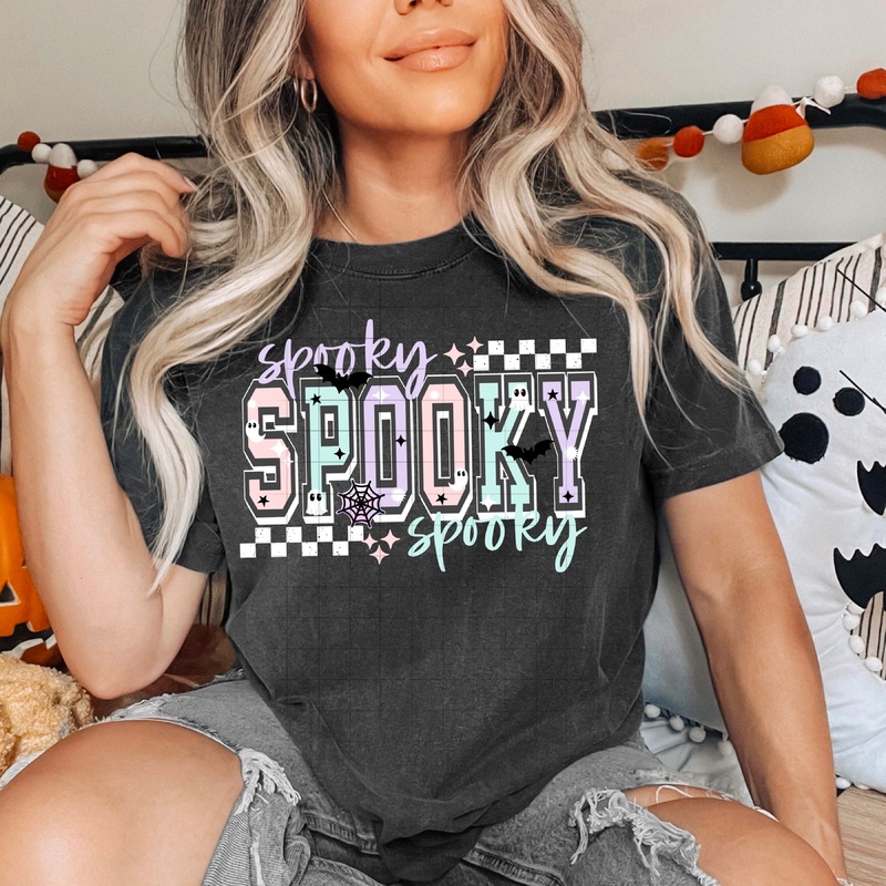 SPOOKY PASTEL|Pocket 4″|Infant 6″|Toddler 7″|Youth 8.5″|Adult 11″|Adult 12″