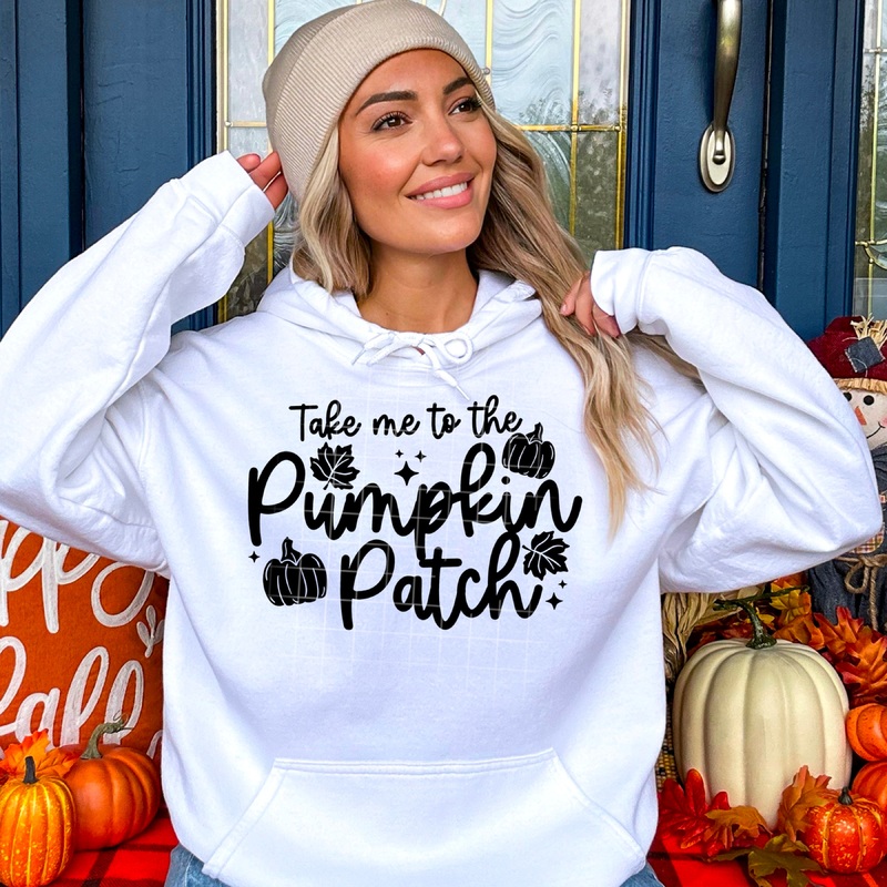TAKE ME TO THE PUMPKIN PATCH SINGLE COLOR BLACK
