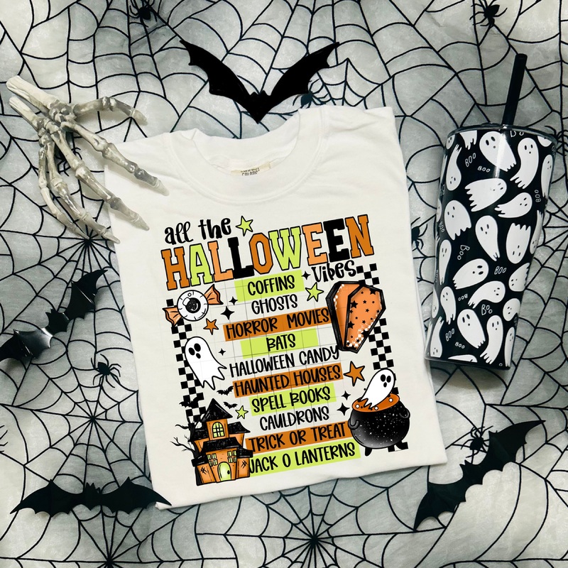 ALL THE HALLOWEEN THINGS|Pocket 4″|Infant 6″|Toddler 7″|Youth 8.5″|Adult 11″|Adult 12″