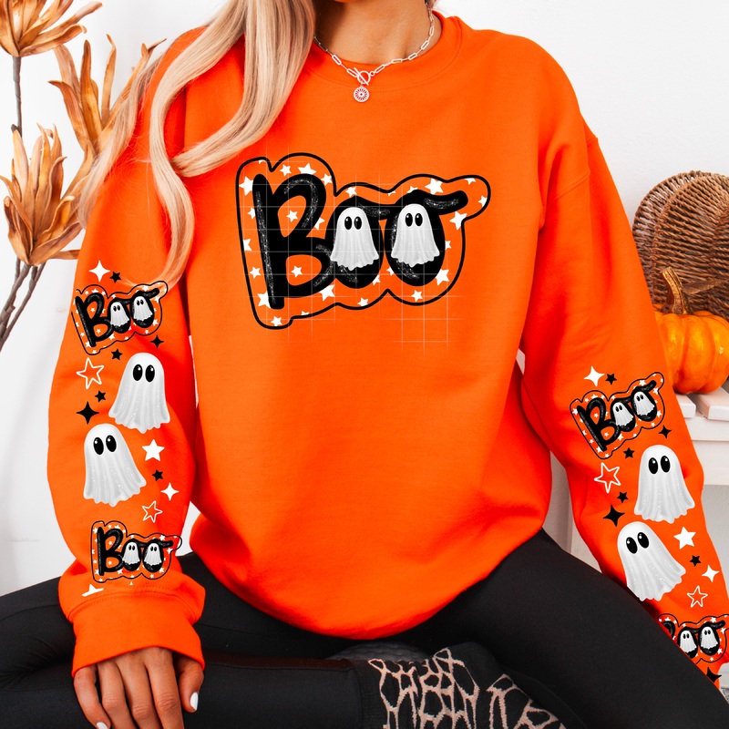 B&W BOO|Pocket 4″|Infant 6″|Toddler 7″|Youth 8.5″|Adult 11″|Adult 12″