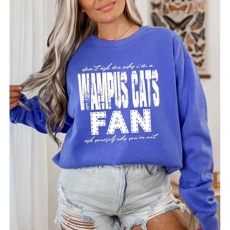 DONT ASK ME WHY IM A WAMPUS CATS FAN OFF WHITE
