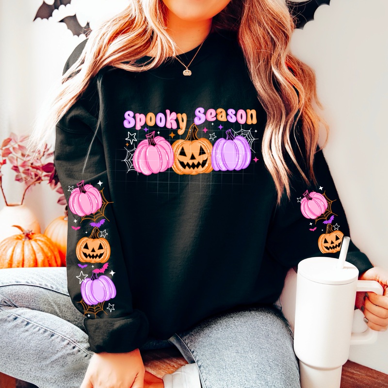 SPOOKY SEASON COLORFUL PUMPKINS