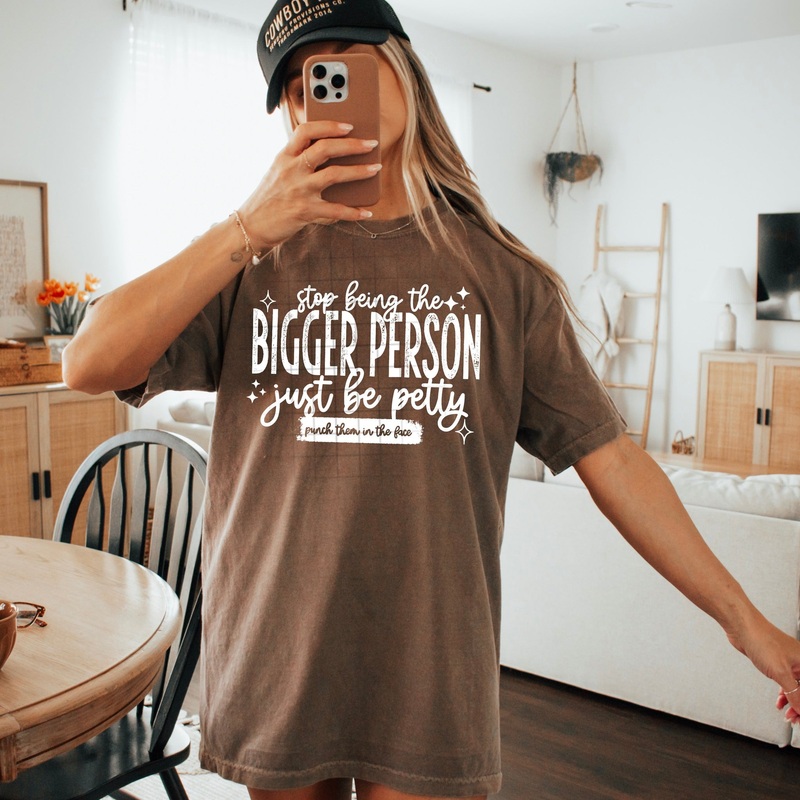 STOP BEING THE BIGGER PERSON WHITE