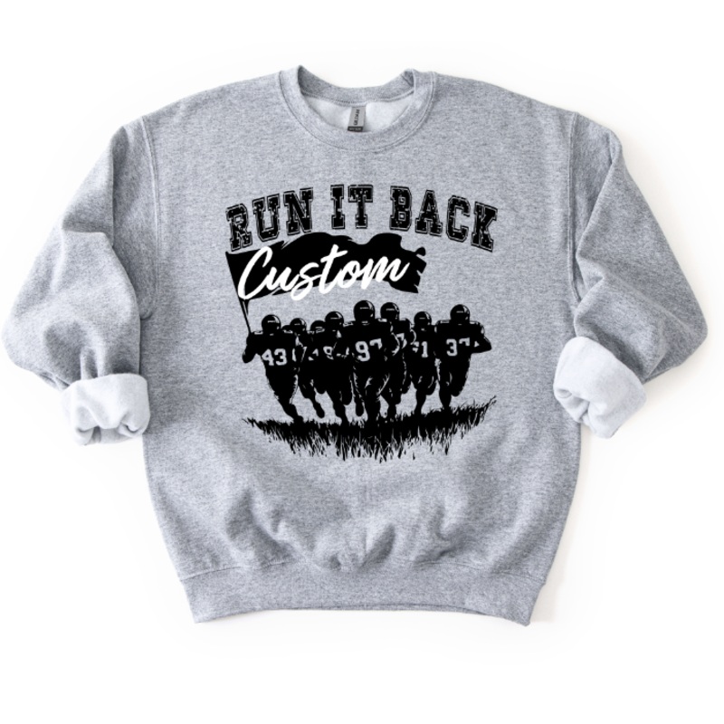 RUN IT BACK – CUSTOM TEAM NAME – CUSTOM COLOR – CUSTOM NUMBER