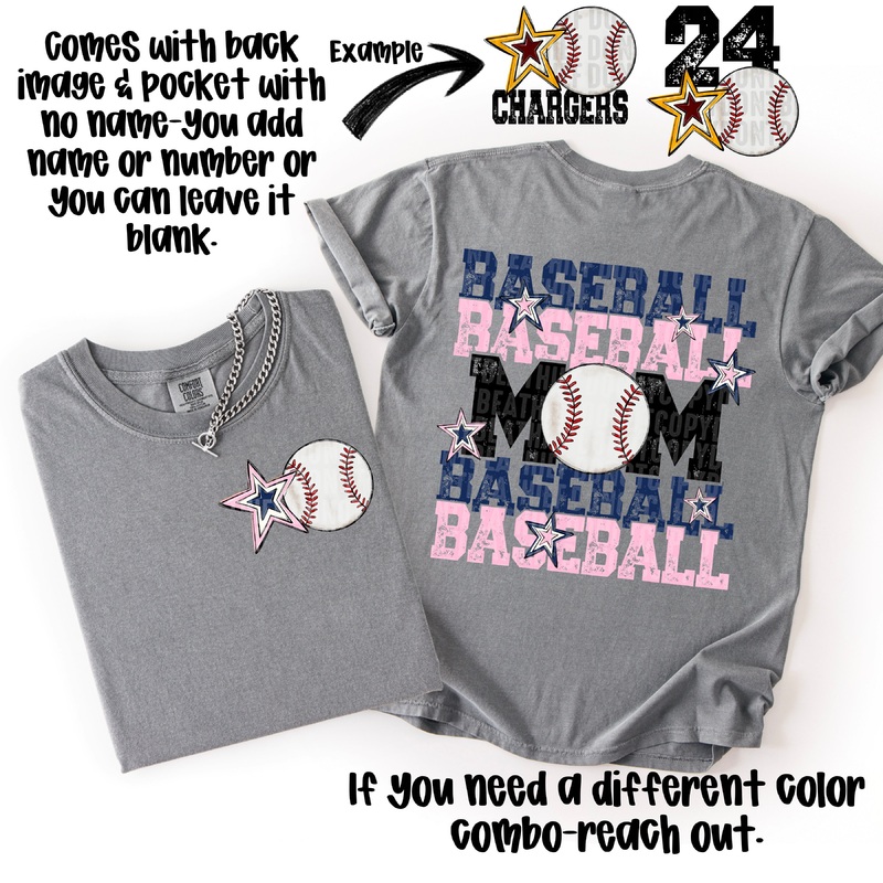 BASEBALL MOM NAVY PINK|Pocket 4″(4.00in x 3.99in)|Infant 6″(6.00in x 5.99in)|Toddler 7″(7.00in x 6.98in)|Youth 8.5″(8.50in x 8.48in)|Adult 11″(11.00in x 10.98in)|Adult 12″(12.00in x 11.97in)