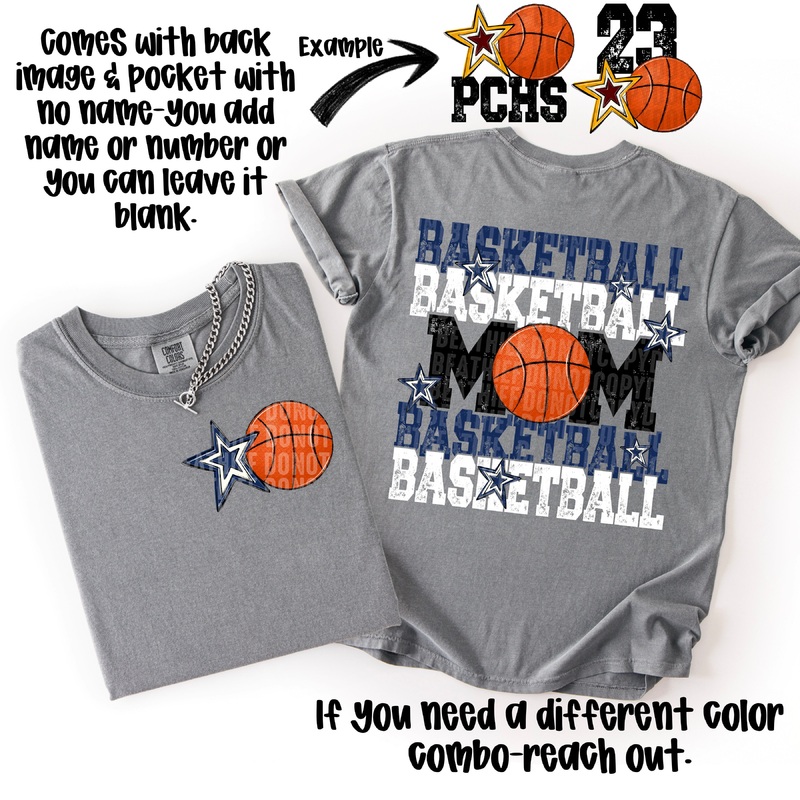 BASKETBALL MOM NAVY WHITE|Pocket 4″(4.00in x 3.99in)|Infant 6″(6.00in x 5.99in)|Toddler 7″(7.00in x 6.98in)|Youth 8.5″(8.50in x 8.48in)|Adult 11″(11.00in x 10.98in)|Adult 12″(12.00in x 11.97in)