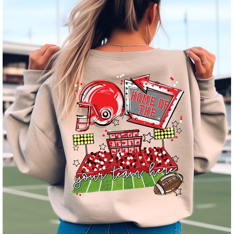 HOME OF THE – FIELD VERSION – BACK ONLY