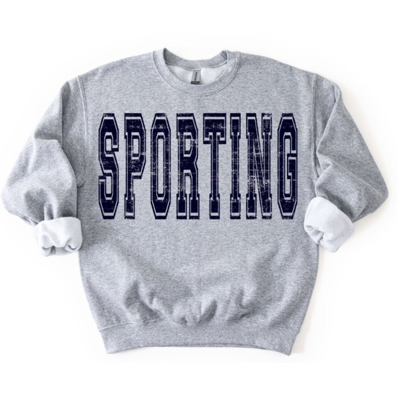 SPORTING VARSITY GRUNGE MASCOT