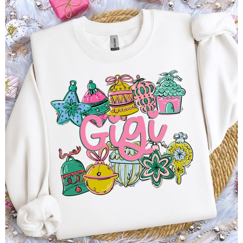 ORNAMENT NAME FRAME GIGI|Pocket 4″(4.00in x 3.48in)|Infant 6″(6.00in x 5.22in)|Toddler 7″(7.00in x 6.09in)|Youth 8.5″(8.50in x 7.39in)|Adult 11″(11.00in x 9.57in)|Adult 12″(12.00in x 10.44in)