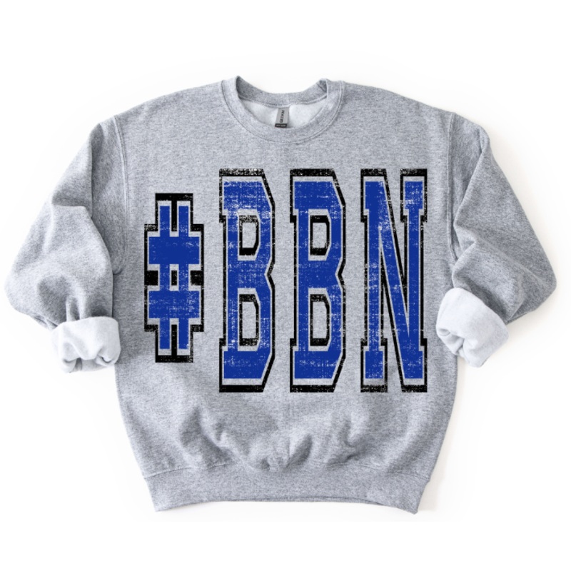 #BBN ROYAL BLUE AND BLACK VARSITY STYLE