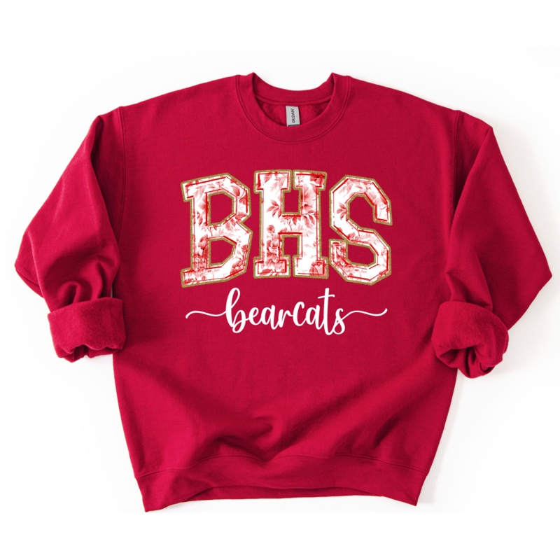 BHS BEARCATS RED TOILE|Pocket 4″(4.00in x 3.12in)|Infant 6″(6.00in x 4.68in)|Toddler 7″(7.00in x 5.46in)|Youth 8.5″(8.50in x 6.63in)|Adult 11″(11.00in x 8.58in)|Adult 12″(12.00in x 9.36in)