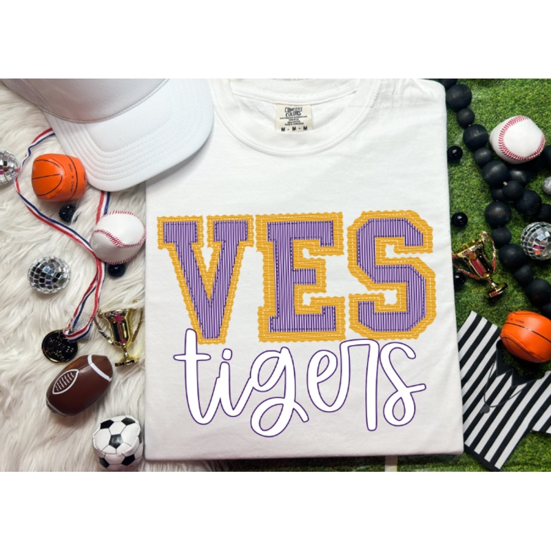 VES TIGERS YELLOW BASE PURPLE TOP