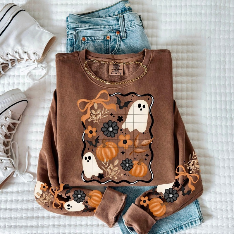 Fall Ghostie Frame + Sleeves|S|M|L|XL|2XL|3XL|CC Espresso|LS Chestnut