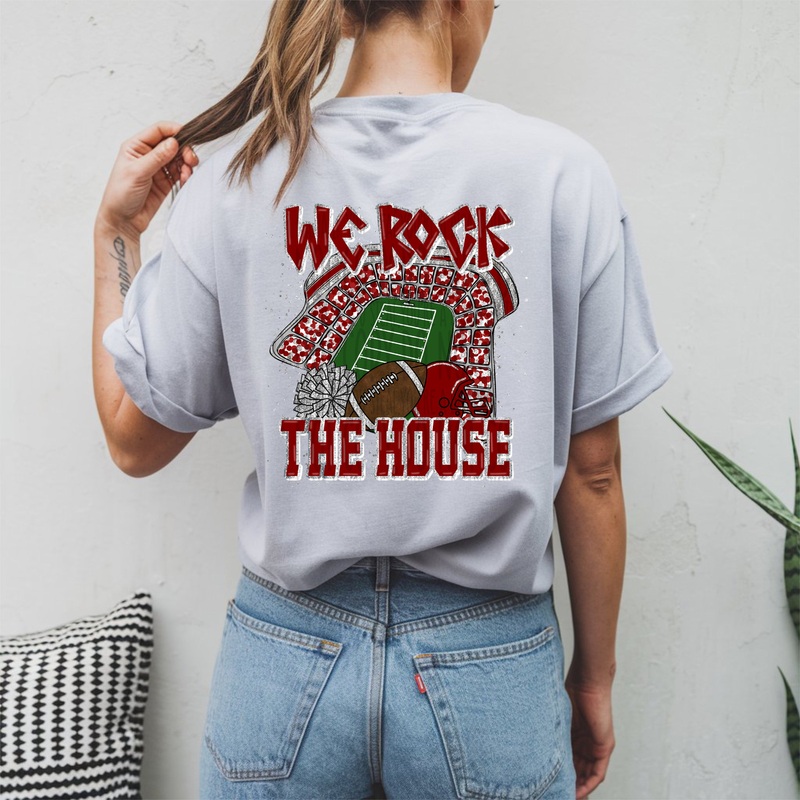 WE ROCK THE HOUSE  MAROON SILVER