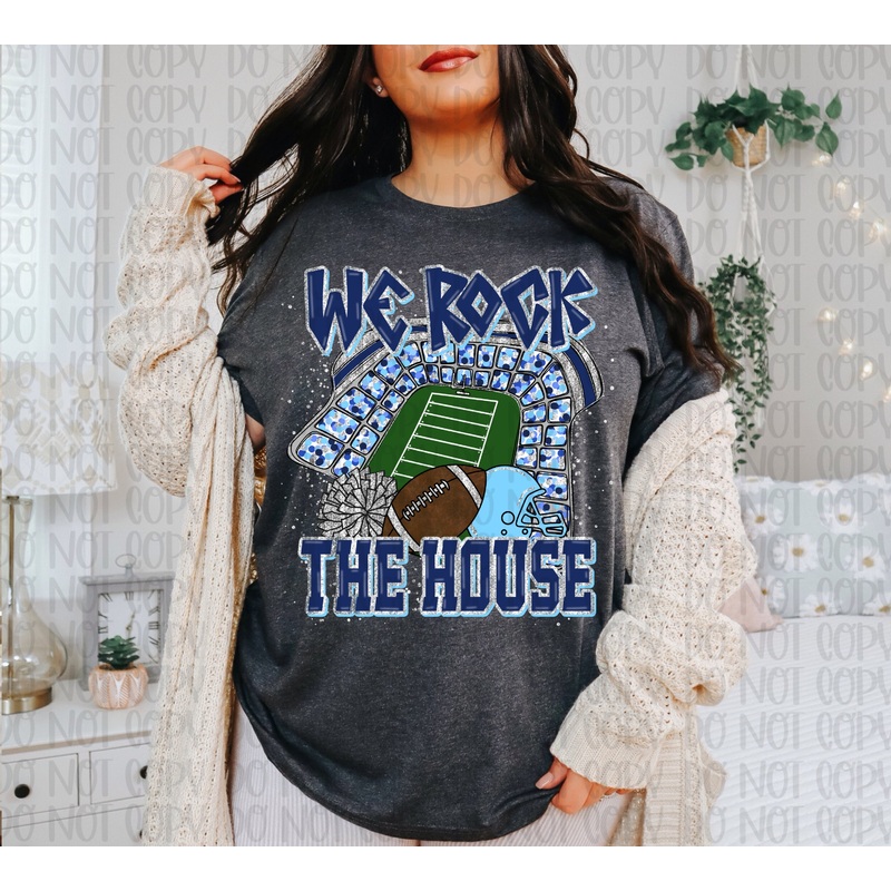 WE ROCK THE HOUSE NAVY LIGHT-BLUE