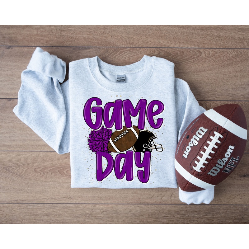 WE ROCK THE HOUSE BLACK PURPLE POCKET